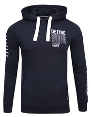 TOM TAILOR Denim Aop Hoodie Sweater Snake Camou