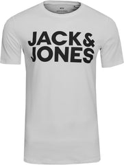 JACK & JONES Herren T-Shirt Logo 5PK