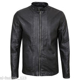 JACK & JONES MOCK BIKER JACKE LEDER JACKET Gr.S,M,L,XL,XXL UVP 199,95