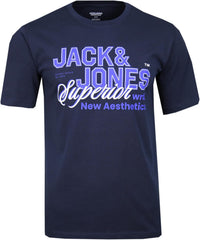 JACK & JONES Herren T-Shirt Logo 5PK
