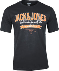 JACK & JONES Herren T-Shirt Logo 5PK