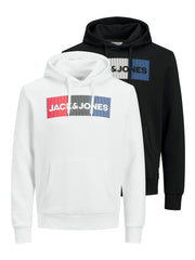 JACK & JONES Male Hoodie 2er-Pack Logo