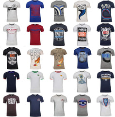 JACK & JONES Herren T-Shirt Logo 5PK