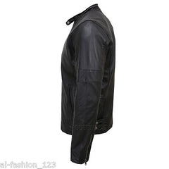 JACK & JONES MOCK BIKER JACKE LEDER JACKET Gr.S,M,L,XL,XXL UVP 199,95