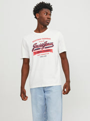 JACK & JONES Herren T-Shirt Logo Tee