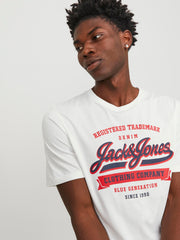 JACK & JONES Herren T-Shirt Logo Tee