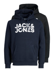 JACK & JONES Male Hoodie 2er-Pack Logo