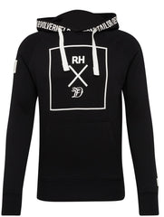 TOM TAILOR Denim Aop Hoodie Sweater Snake Camou