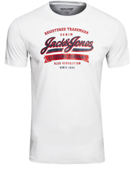 JACK & JONES Herren T-Shirt Logo Tee