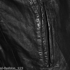 JACK & JONES MOCK BIKER JACKE LEDER JACKET Gr.S,M,L,XL,XXL UVP 199,95