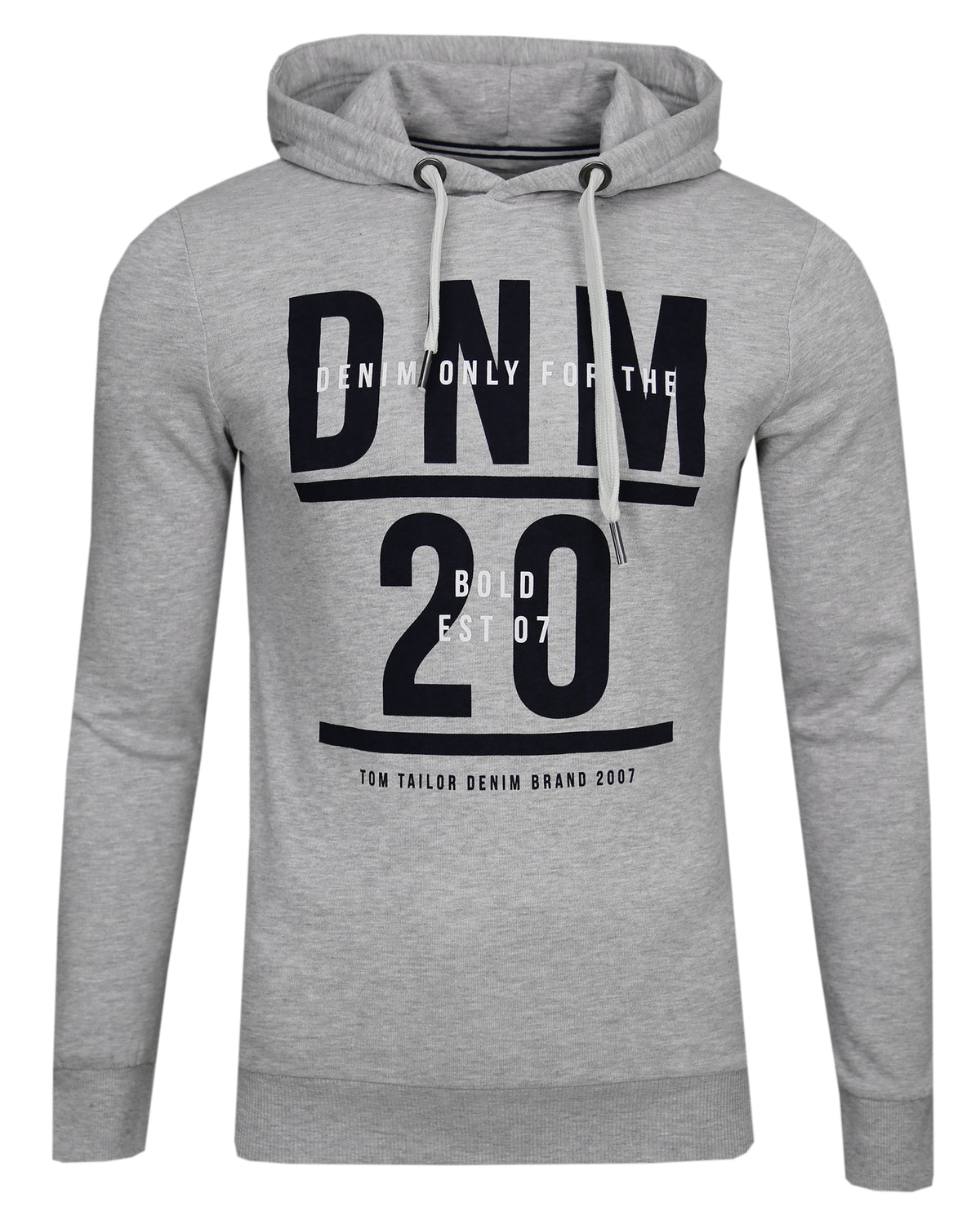 TOM TAILOR Denim Hoody Grau (Light Stone Grey Melange (15398))