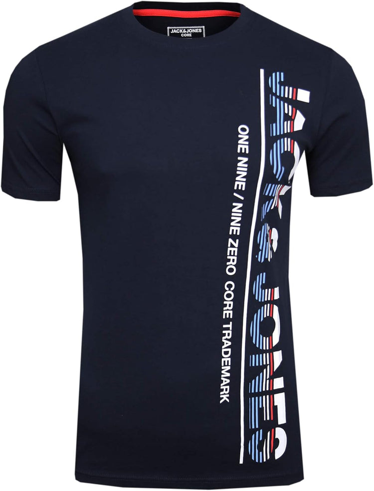 JACK & JONES Herren T-Shirt Logo 5PK