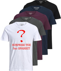JACK & JONES Herren T-Shirt Logo 5PK