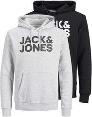 JACK & JONES Male Hoodie 2er-Pack Logo