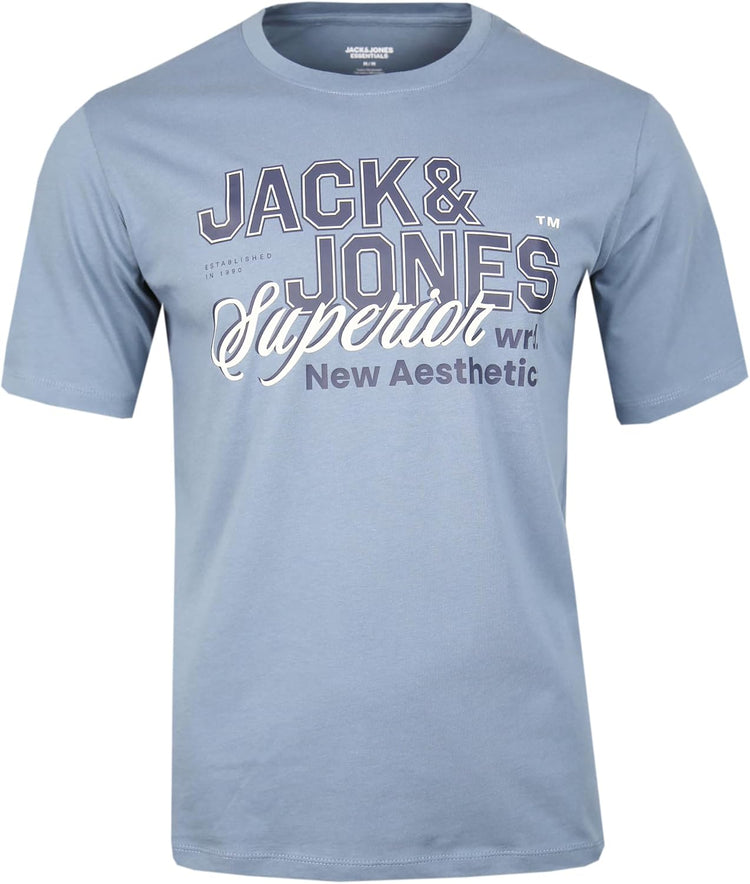 JACK & JONES Herren T-Shirt Logo 5PK