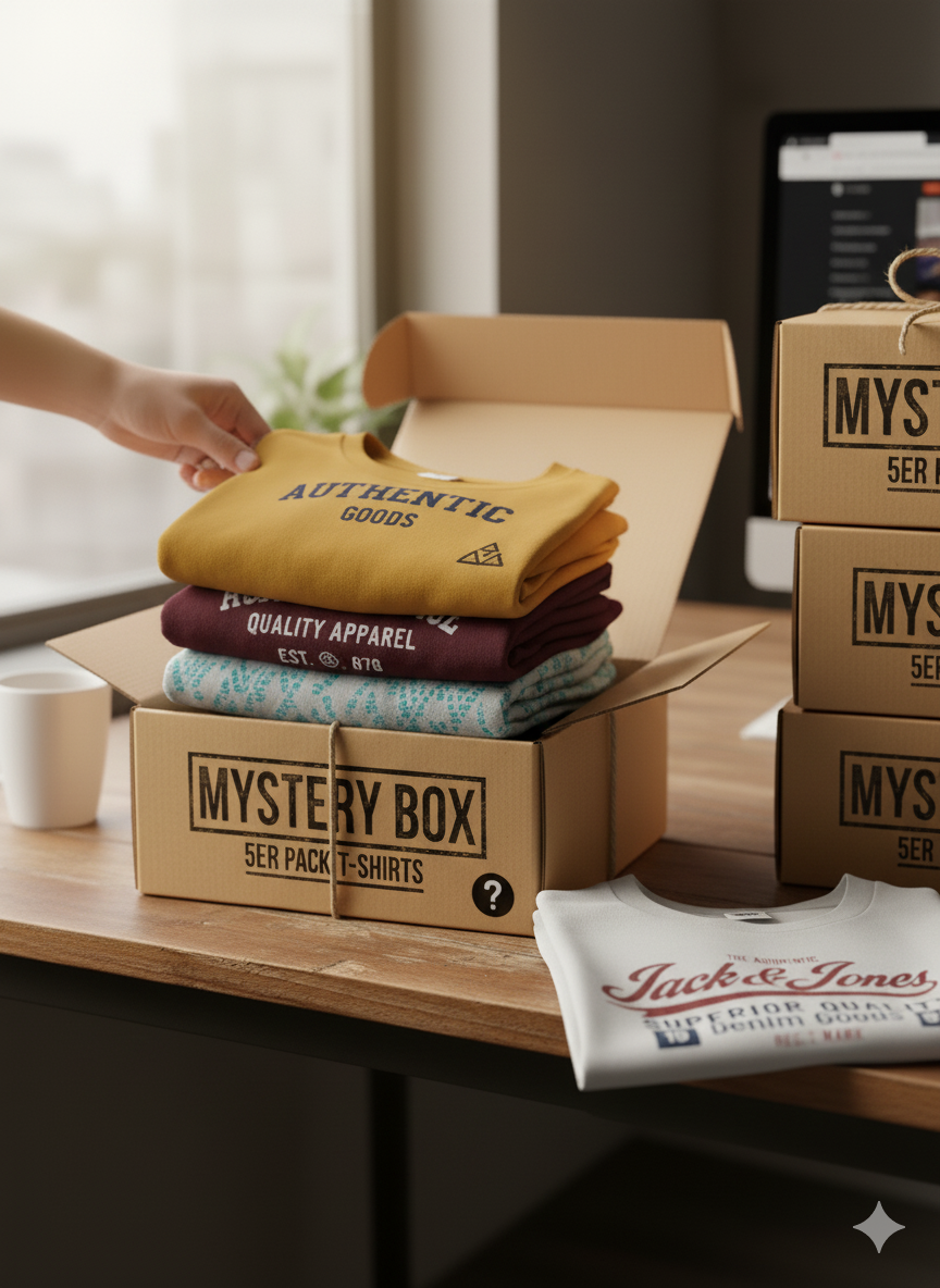 Jack & Jones Mystery Box Dark Edition (3er oder 5er Pack)