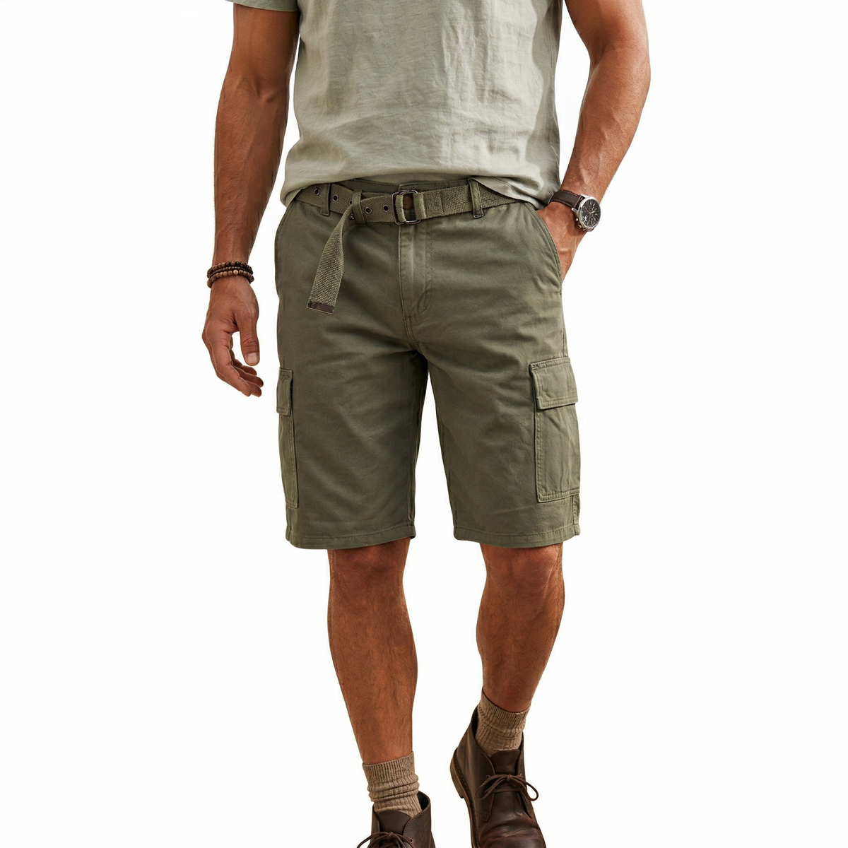 JACK & JONES  Herren Cargoshorts Hudson Freizeithose Shorts Kurze Hose