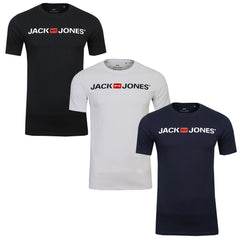 JACK & JONES Herren Trend T-Shirt im Sparset 3er Pack
