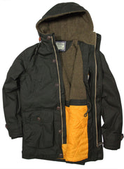 JACK & JONES Herren-Parka mit Teddy-Futter und wasserabweisender Baumwolle