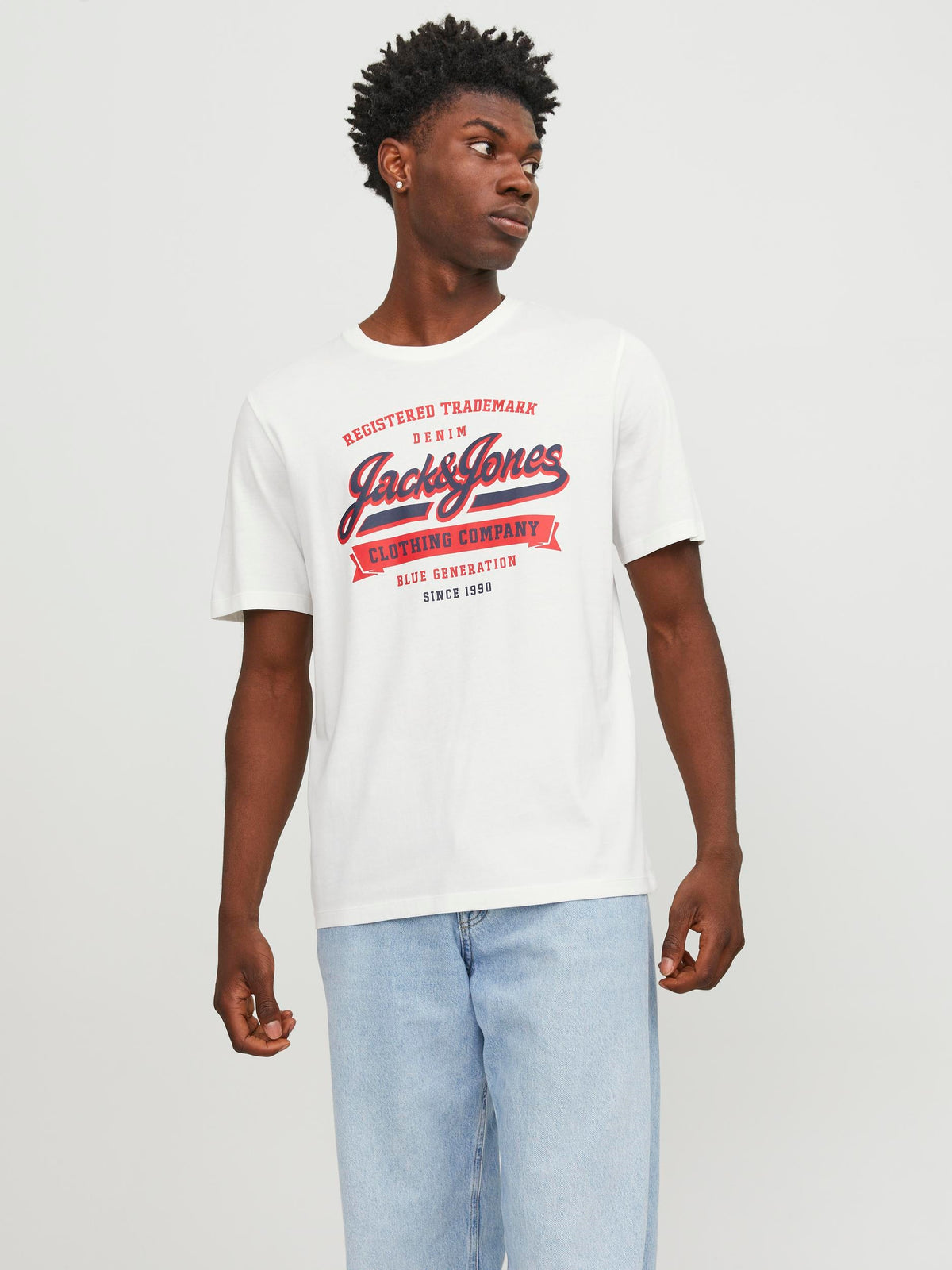 JACK & JONES Herren T-Shirt Logo Tee