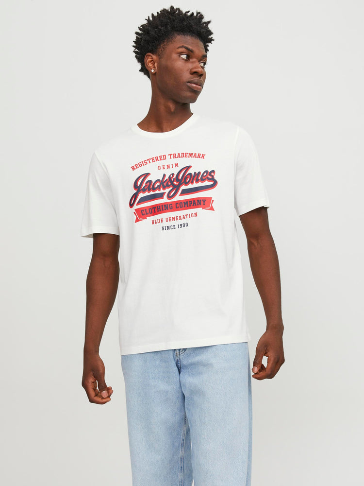 JACK & JONES Herren T-Shirt Logo Tee