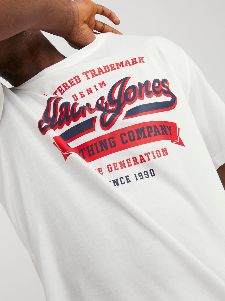 JACK & JONES Herren T-Shirt Logo Tee