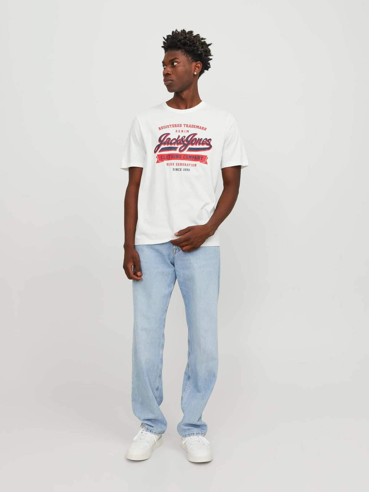 JACK & JONES Herren T-Shirt Logo Tee