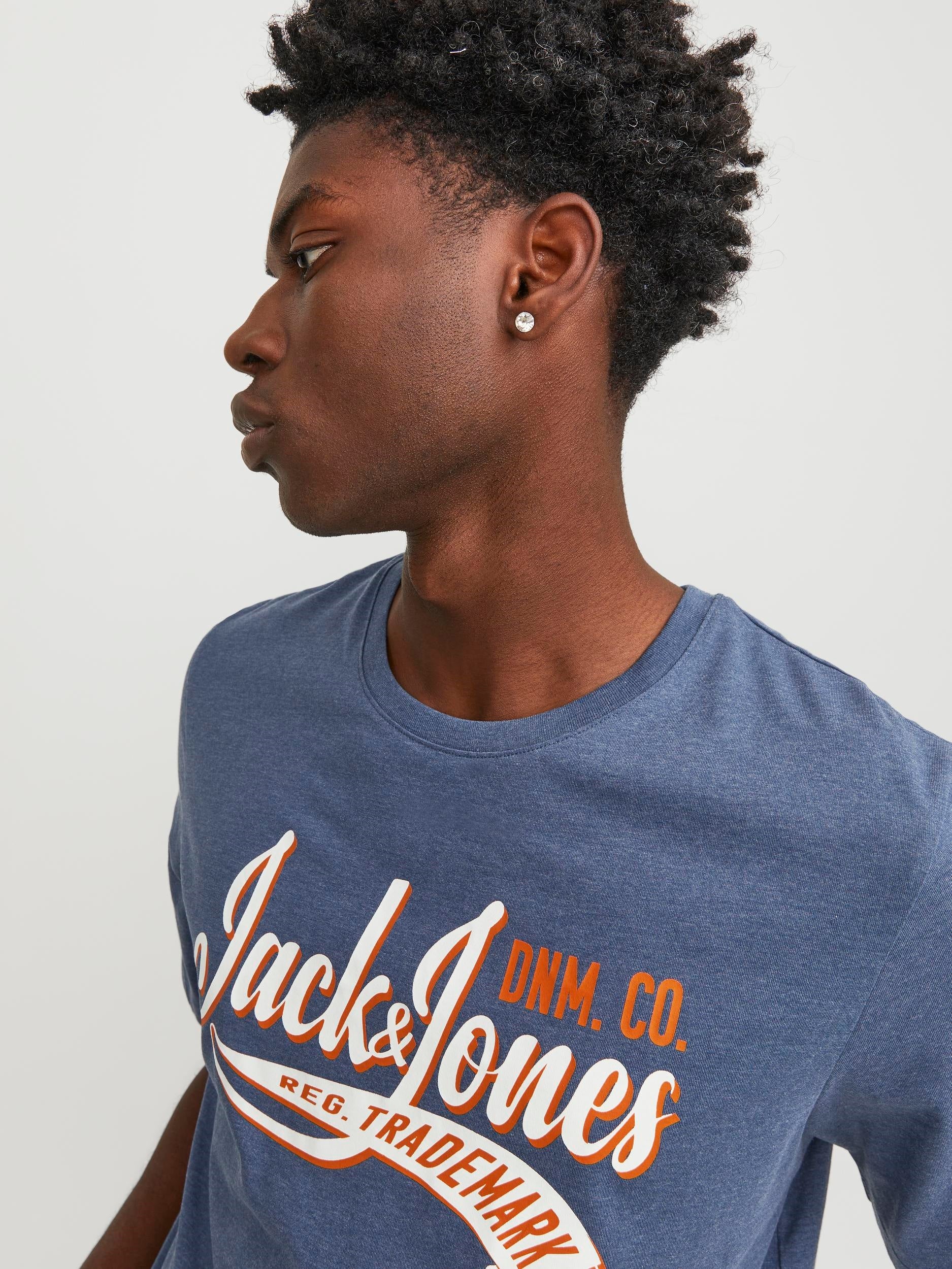 JACK & JONES Herren T-Shirt Logo Tee