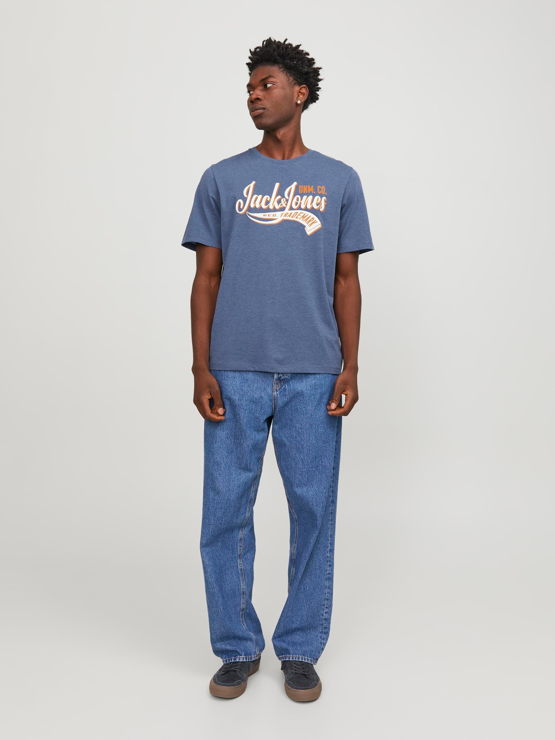 JACK & JONES Herren T-Shirt Logo Tee