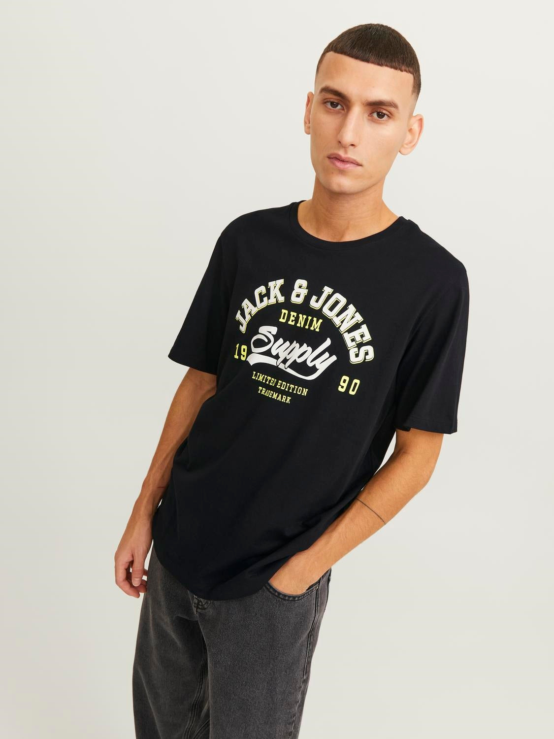 JACK & JONES Herren T-Shirt Logo Tee