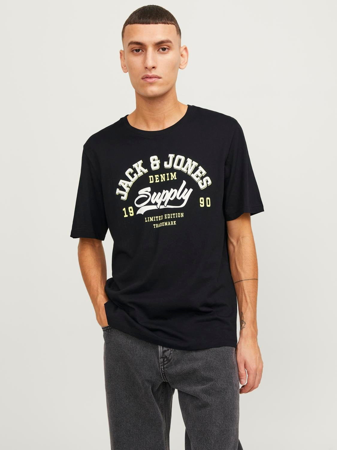 JACK & JONES Herren T-Shirt Logo Tee