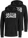 JACK & JONES Male Hoodie 2er-Pack Logo