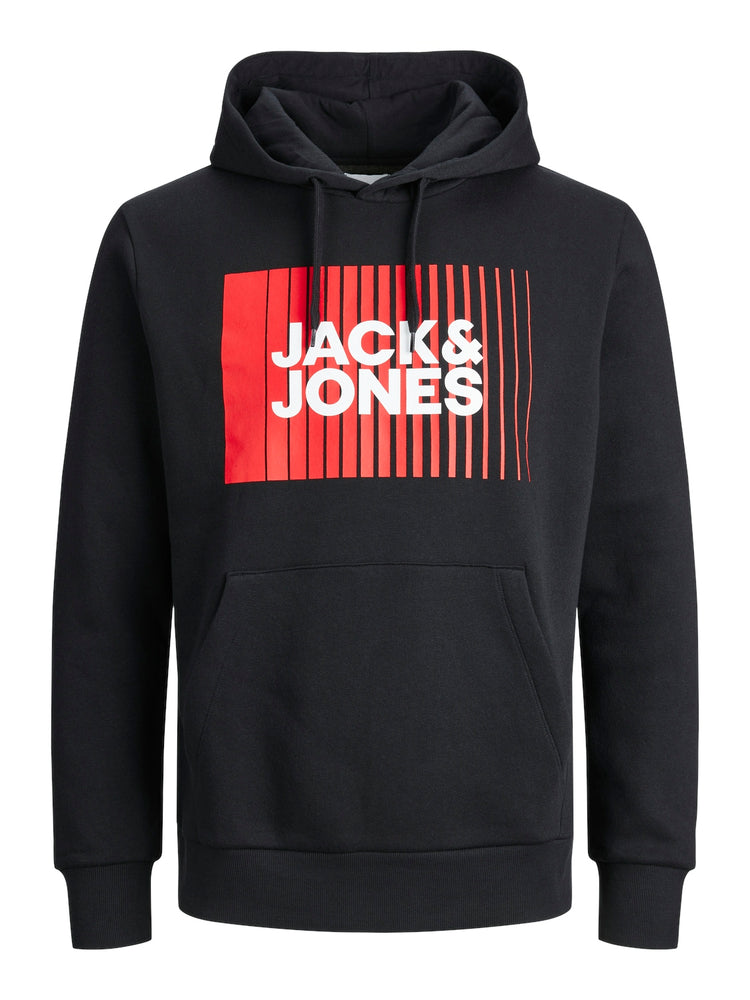 JACK & JONES Herren Jjecorp Logo Sweat Hood Play Noos Kapuzenpullover