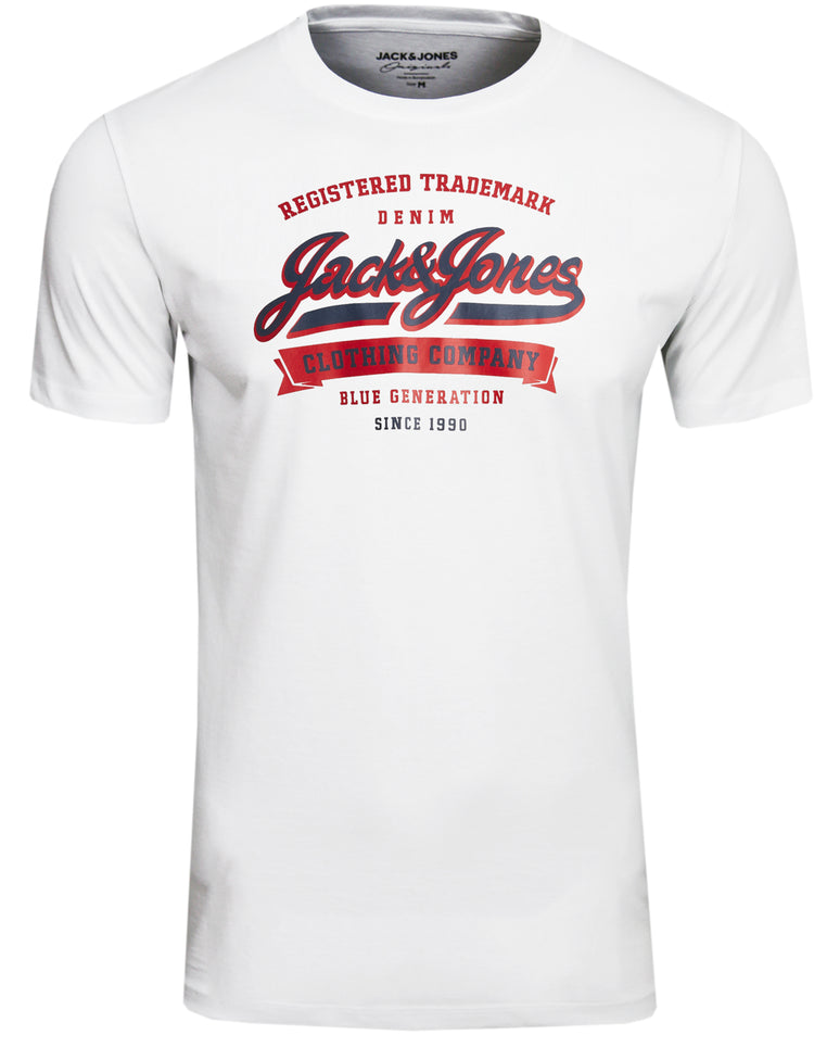 JACK & JONES Herren T-Shirt Logo Tee