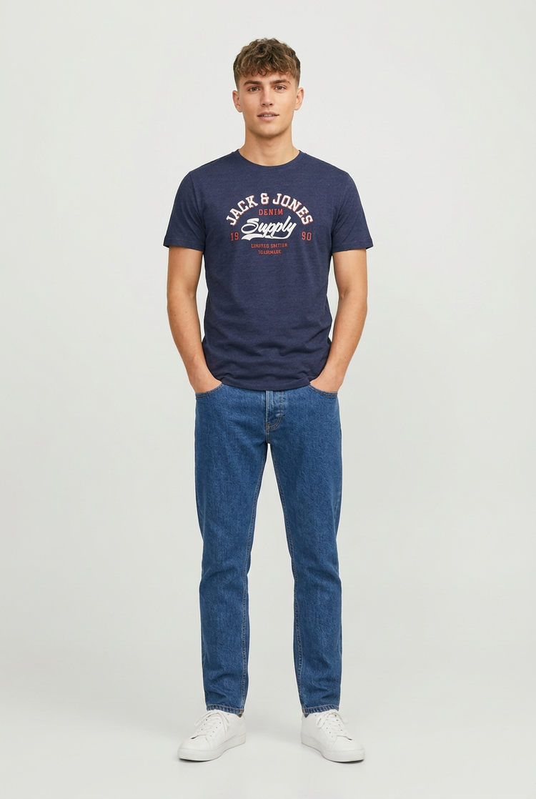 JACK & JONES Herren T-Shirt Logo Tee